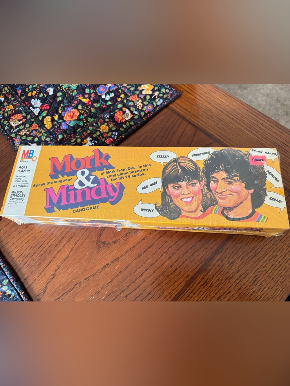 SEALED Vtg 1978 Mork & Mindy Card Game Milton Bradley NOS Speak The Language NEW